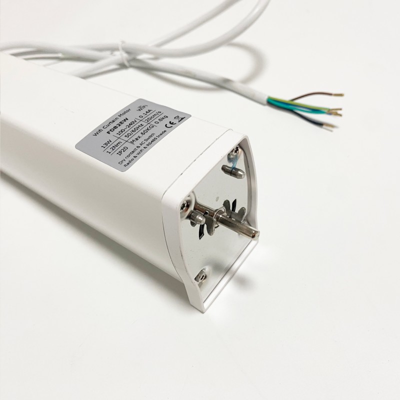Multifunktionella fem ledningar Rs485 WiFi Curtain Motor